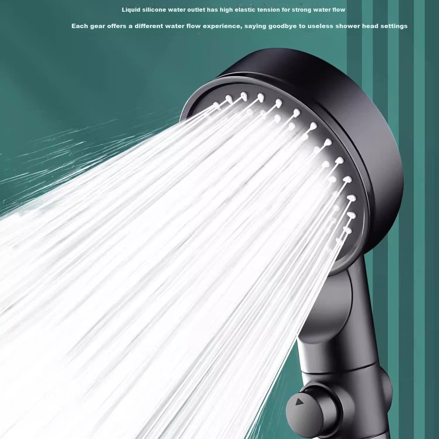 Del 28-Year Brand High-Pressure Shower Head Super Strong Water Flow Filtered Shower Head with Water Stop Function 13
