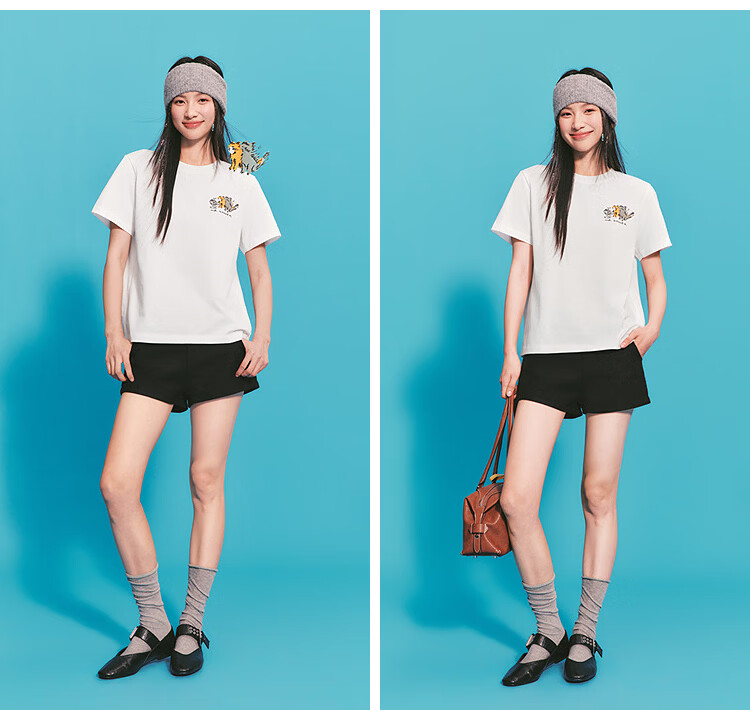Semir Mall Edition | Illustrator Collaboration Women's Summer Loose Embroidered Short Sleeve T-Shirt 2026 Top 101326100021 19