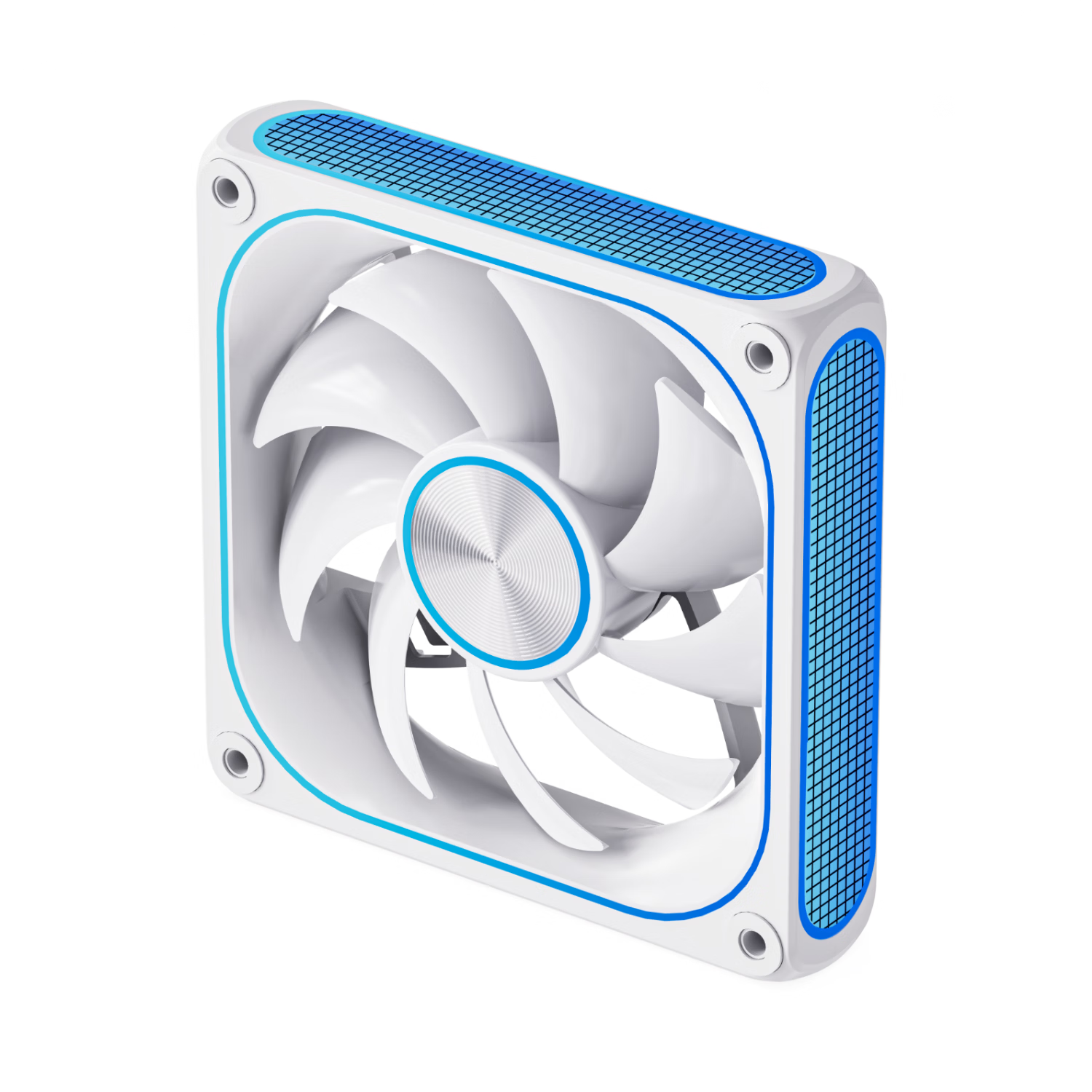 Aigo Xingcan Cube U120 Single White PC Case Fan ARGB Lighting Narrow Aperture Design Automotive-grade LEDs
