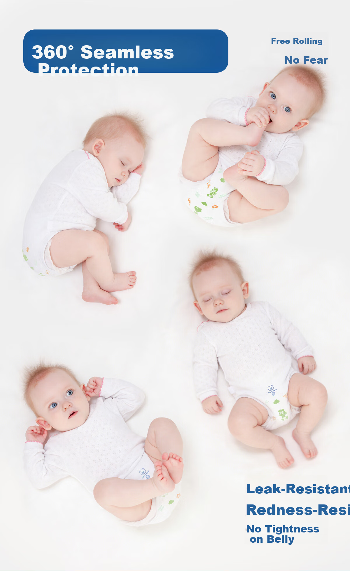 Teddy Bear Explorer Ultra-Thin Diapers M48pcs*2 Packs (6-11kg) Baby Summer Breathable Leak-Proof Dry Diapers 10