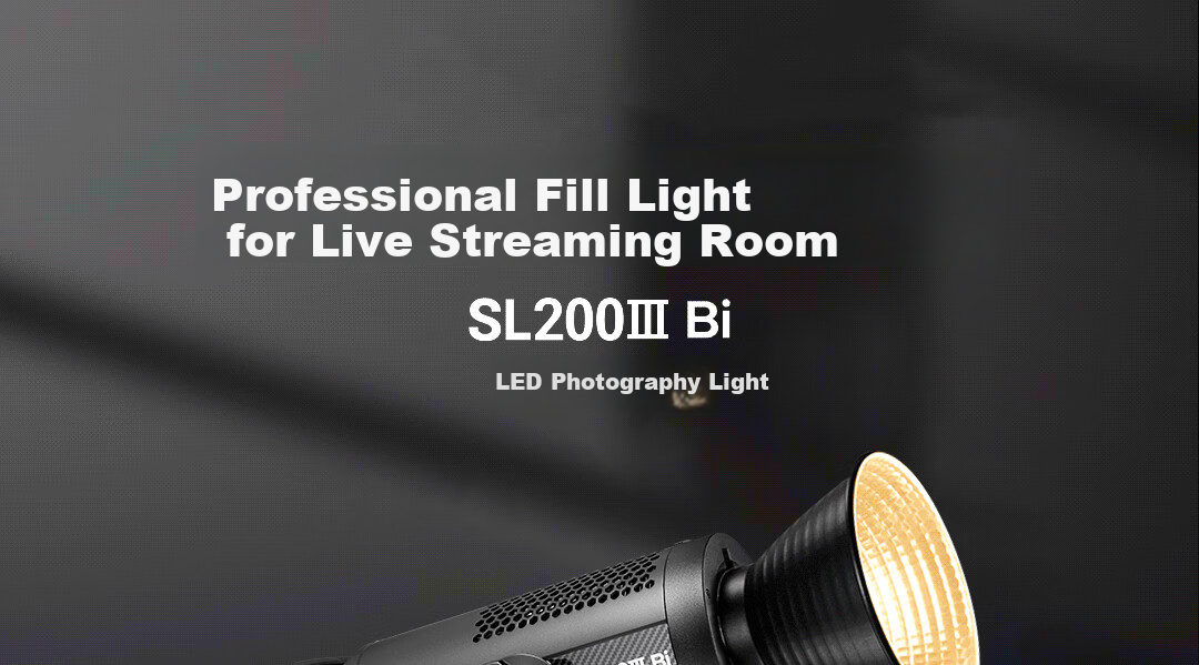Godox SL200IIIBi III LED Bi-Color Adjustable High Power Fill Light Single Head for Live Streaming Food Portrait Video Photography【Official Standard】 2