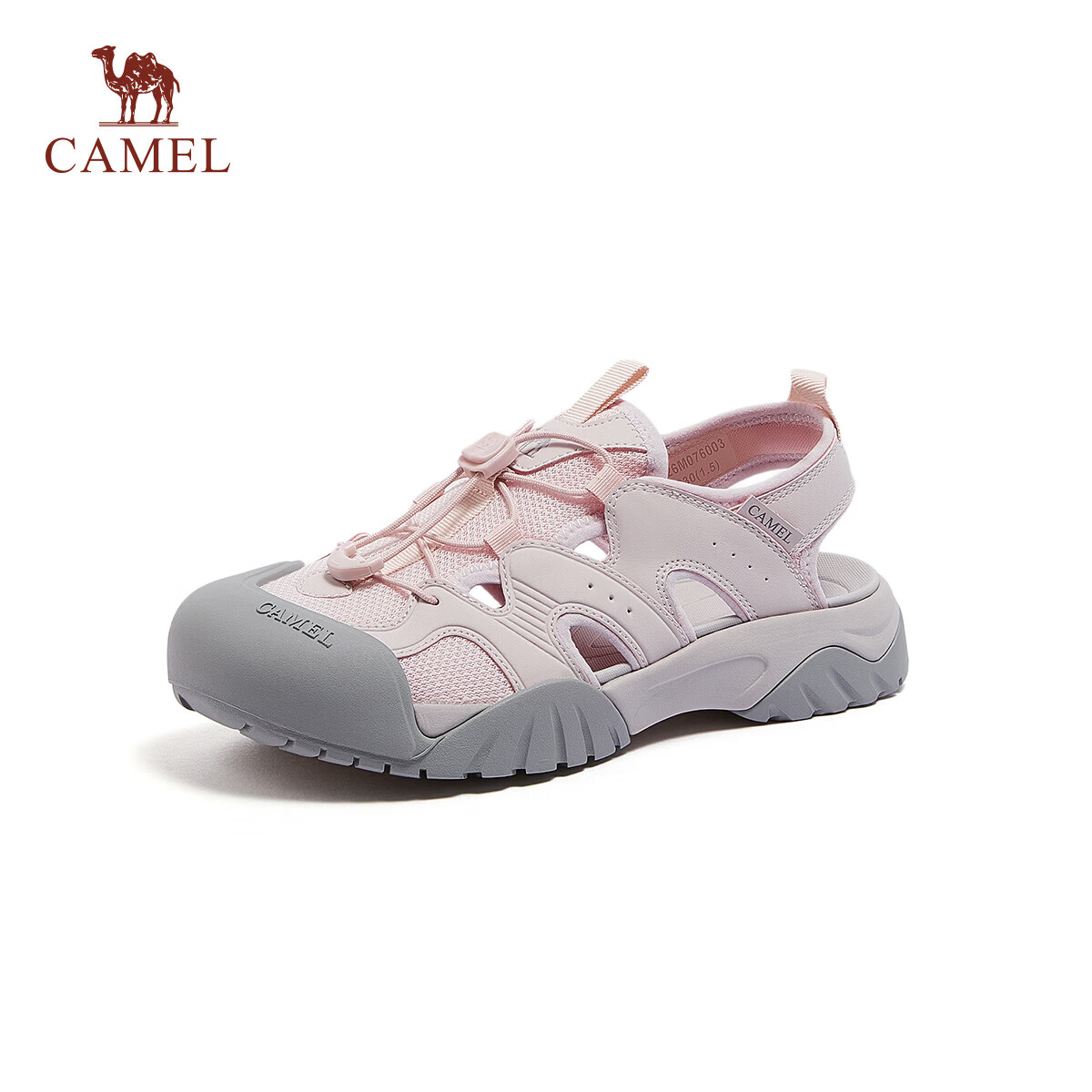 CAMEL Cute Outdoor Casual Water Land Dual-Wear Beach Sandals L26M076003 Pink Size 35