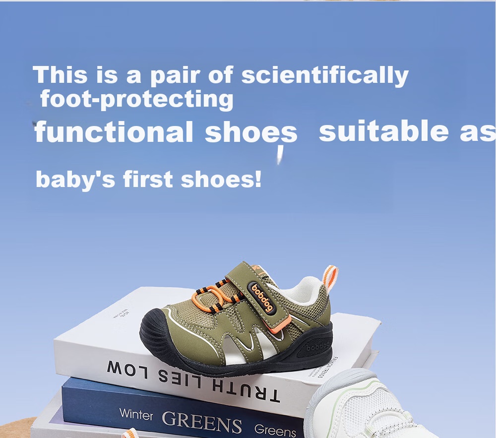 BOBDOG Toddler Baby First Walking Shoes Children's Sandals Infant Boys Girls Functional Shoes White Pink Size 25 1