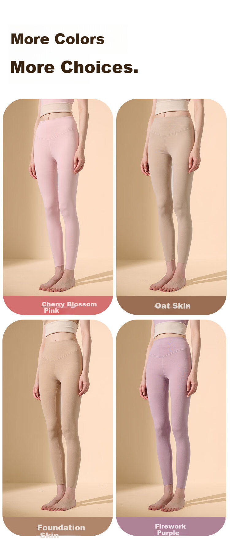 COVER ORANGE High Waist Thermal Leggings for Women Antibacterial Plus Size Autumn Winter Shaping Tummy Control Knit Pants 13