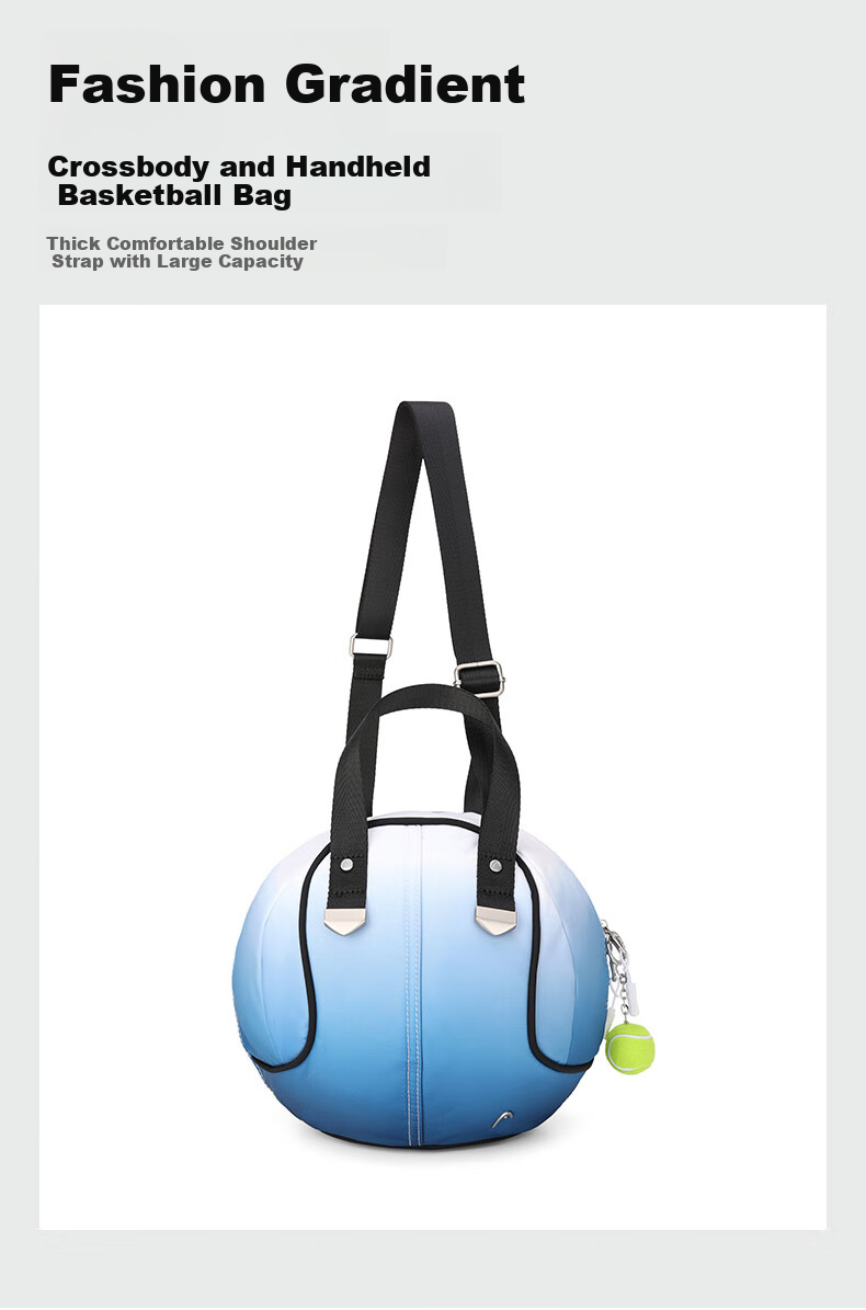 HEAD Large Capacity Crossbody Bag Unisex Shoulder Bag New Commuter Cylinder Fashion Tennis Shape Bag 2