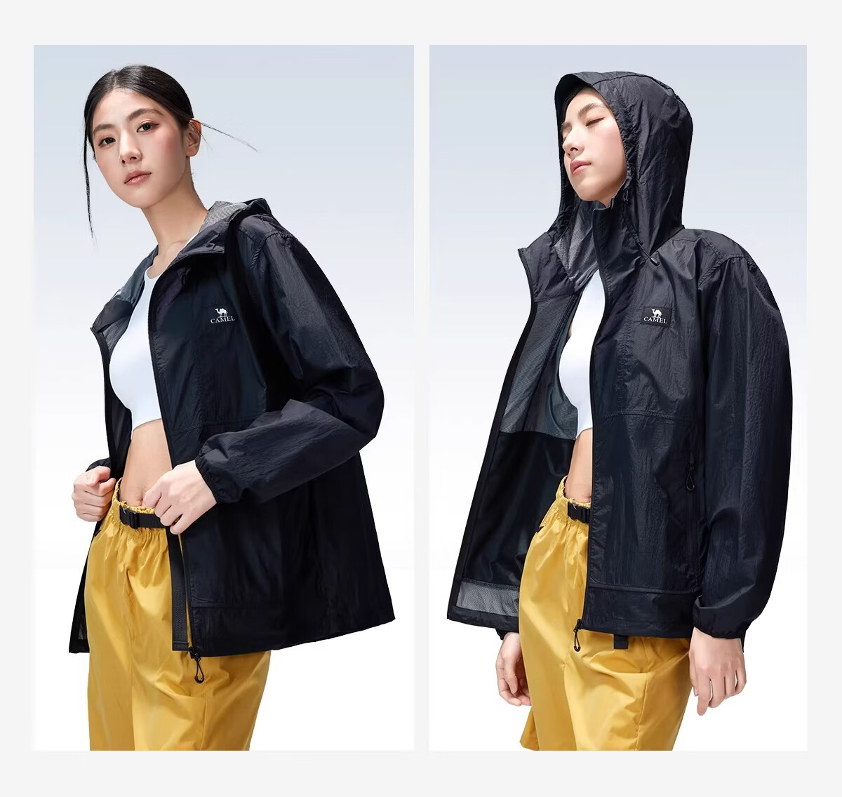 CAMEL Dilireba Edition Muguang Air Outdoor Mountain Style Lightweight Breathable Sun Protection Jacket 17
