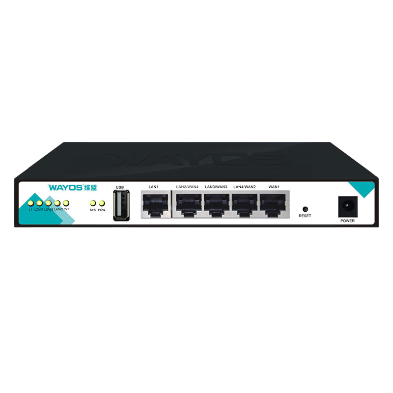 Wayos SD-20 Surveillance Remote Networking SD-WAN Router File Sharing Chain Store POS Office Networking ERP Port Mapping
