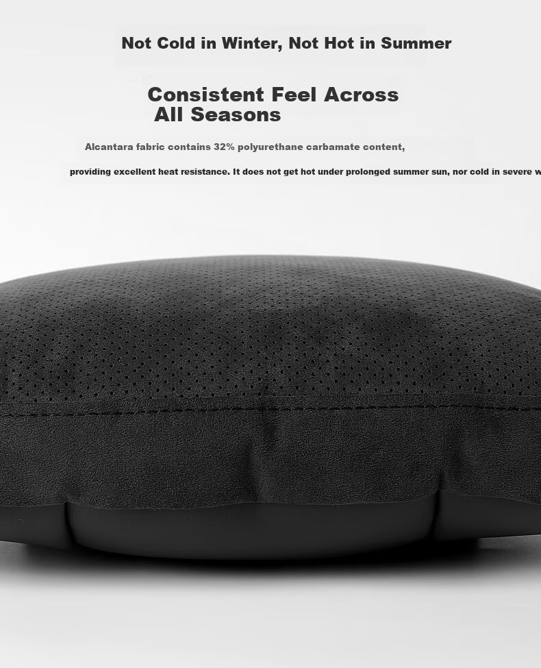 BIMLL Alcantara Car Headrest, Neck Pillow, Lumbar Support, In-Car Cushion, Neck Protector, for Mercedes-Benz S-Class And Maybach, Universal Fit 5