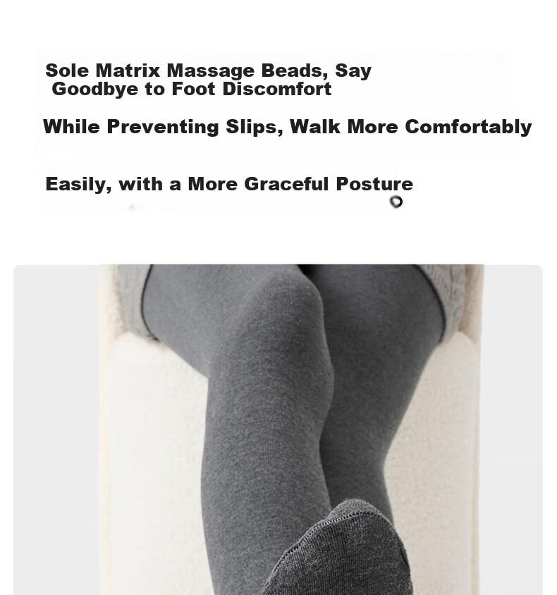 JKN Women's Coffee Color Thickened Autumn Winter Leggings [Slight Compression Slimming] Fleece Lined Thin Velvet Pressure Heating Vertical Stripe Tights 28
