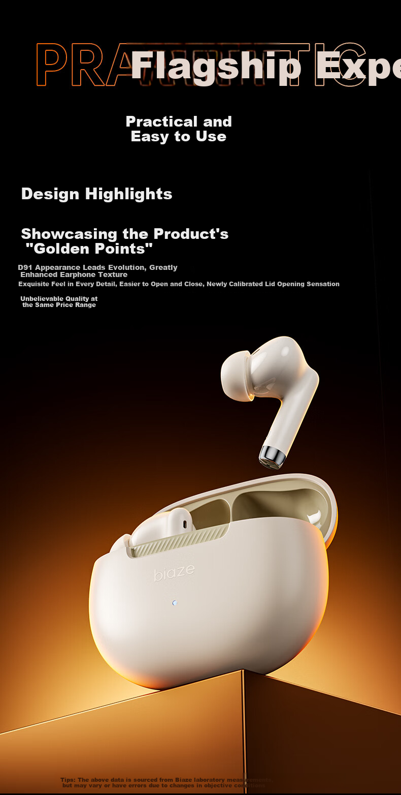BIAZE Bluetooth Headphones, Open-Ear Bone Conduction Concept True Wireless Non-In Noise-Cancelling Sports Running Cycling Calling Gaming Ultra-Long Battery Life Black 9