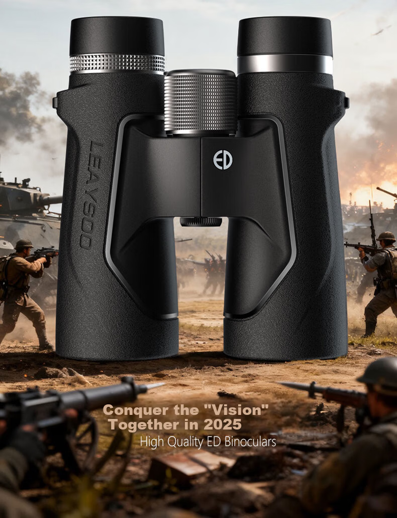 Leaysoo Yilong II 10X42 Nitrogen-Filled Waterproof High-Definition High-Magnification Handheld Low-Light Night Vision 1000 Binoculars Smartphone Telescope 3