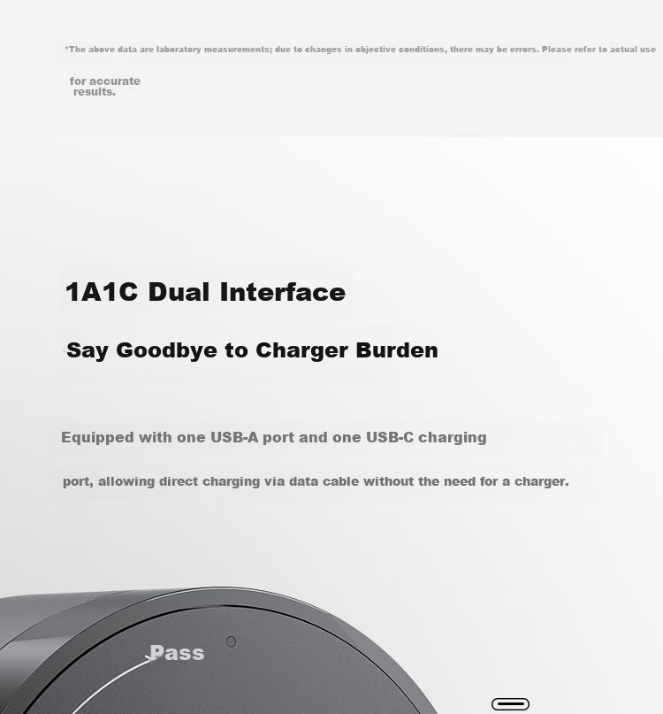 MI Track Socket 33W Fast Charging Adapter Frost White 4