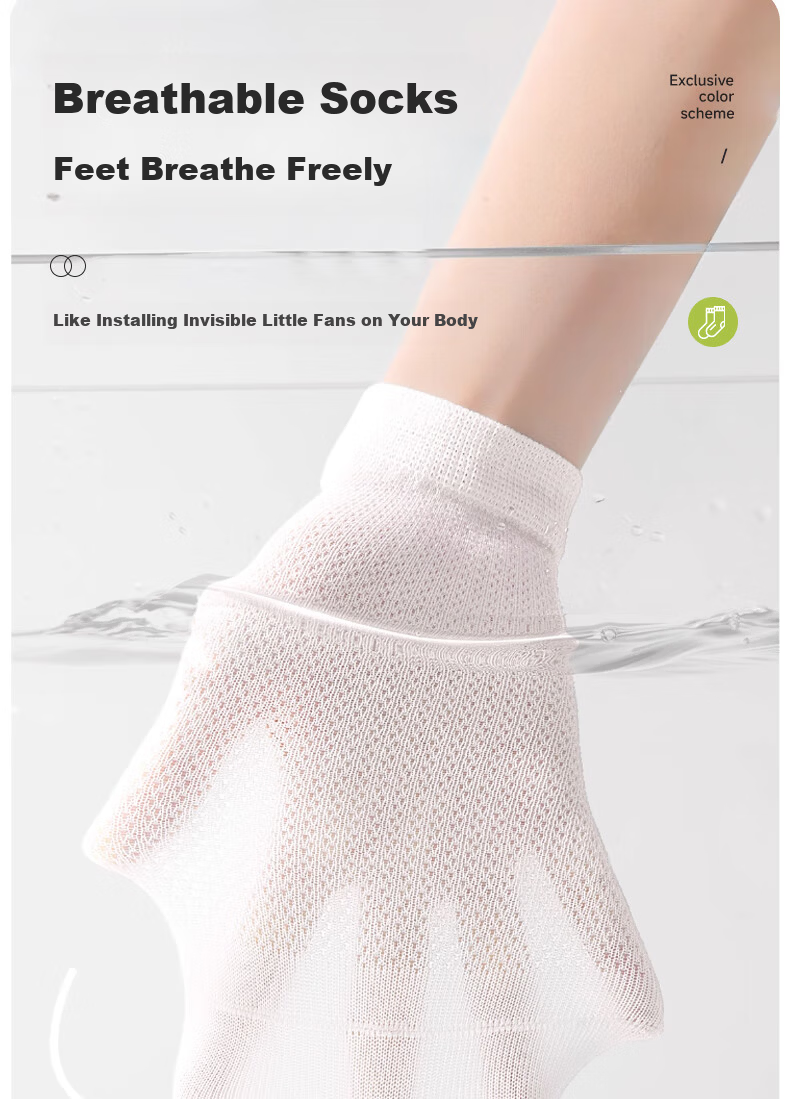 QIHAIQIU Disposable Socks for Men And Women, Summer Thin Mesh, Travel Business Trip Sweat-Absorbing Comfortable Breathable Military Training Short Tube White 10 Pairs 4