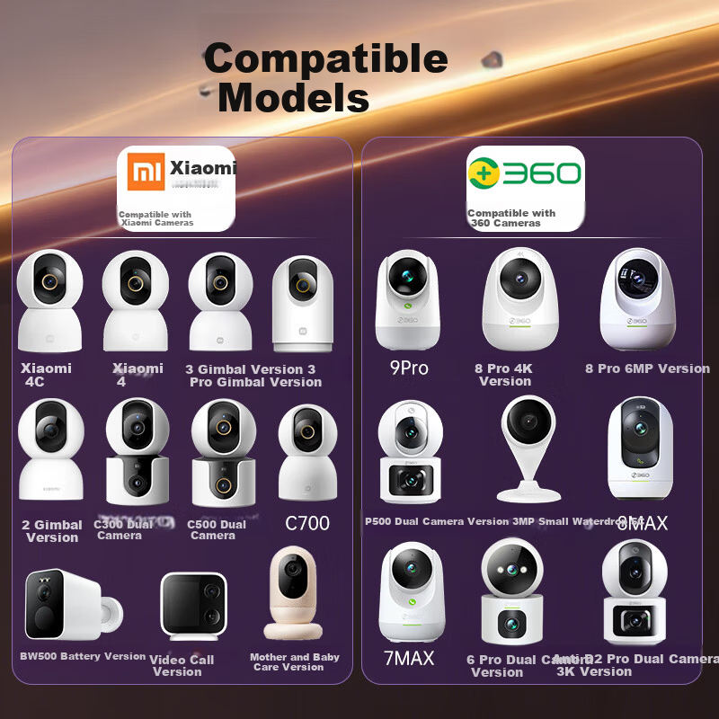 Trendsetter Xiaomi Ezviz Camera Power Extension Cable 5m Charger Set Xiaobai 360 TP-Link Huawei Haique Lecheng Qiaoan Surveillance Power Adapter Power Cable