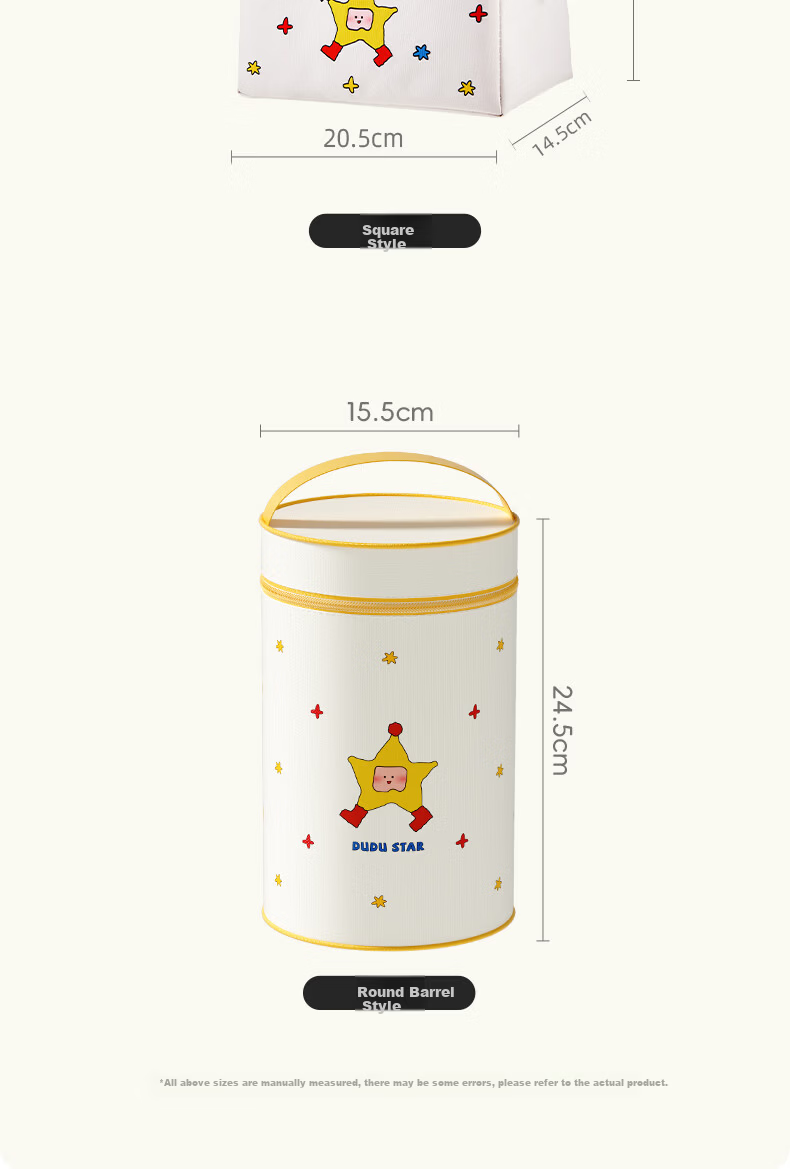 Cilock Lunch Box Tote Bag Insulated Waterproof Portable Bento Bag for Office Workers and Students 14