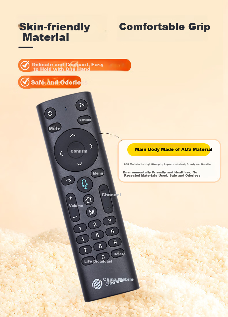 HONGXINDA Remote Control for China Mobile Set-Top Box, Mobile Network TV Remote, Magic Box CM201-2 M301H Migu MG100/1010 4