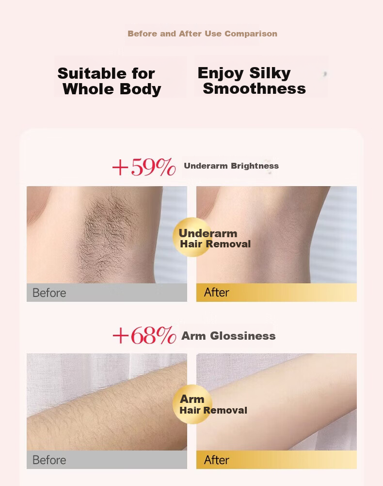 VTT Electric Hair Removal Shaver Reciprocating 3-Head Air9 Clean Shave Smart Mini Portable Epilator for Home Full Body Lips Armpits Legs Private Wet Hair Removal Gift for Men and Women 23