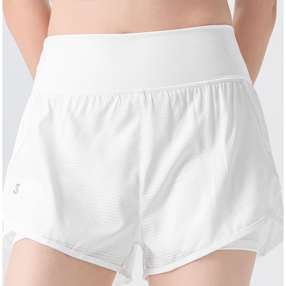361° Women's Sports Shorts Summer New Anti-Exposure Yoga Fake Two-Piece Fitness Running Shorts 12