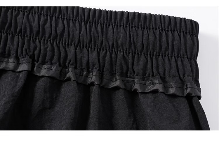 TUCANO Men's Summer Ice Cool Thin Loose Casual Embroidered Sports Shorts Black M 38
