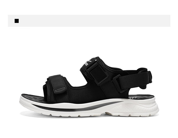 Warrior Men's Sandals 2026 Summer New Breathable Casual Beach Shoes with Velcro Outdoor Slippers Beige Black Size 44 25