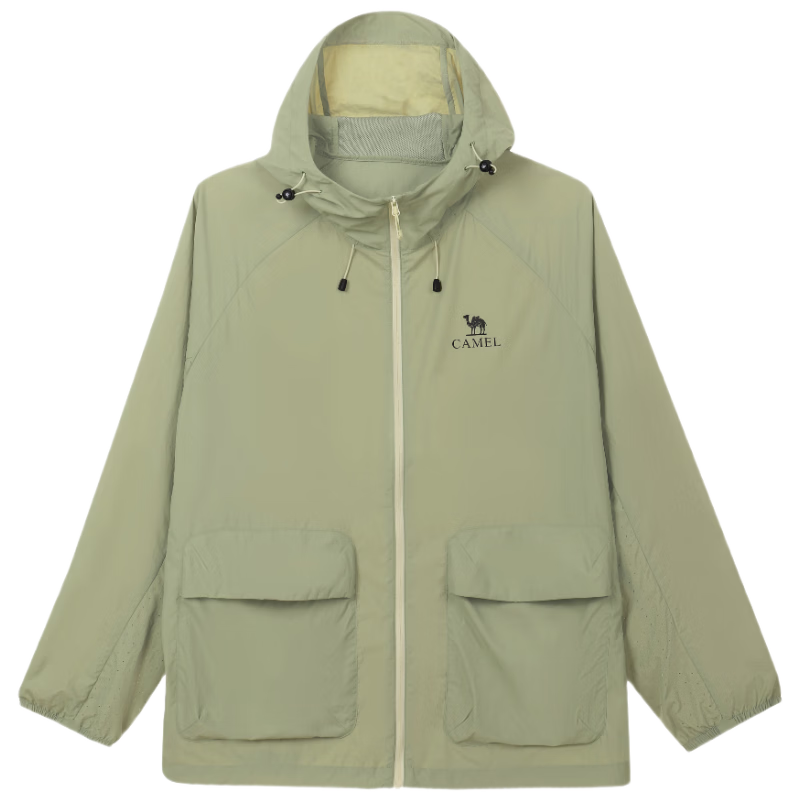 CAMEL Outdoor Sun Protection Jacket 26 Spring Summer New Unisex Water-Repellent Loose Thin Breathable Sunproof Coat 9002