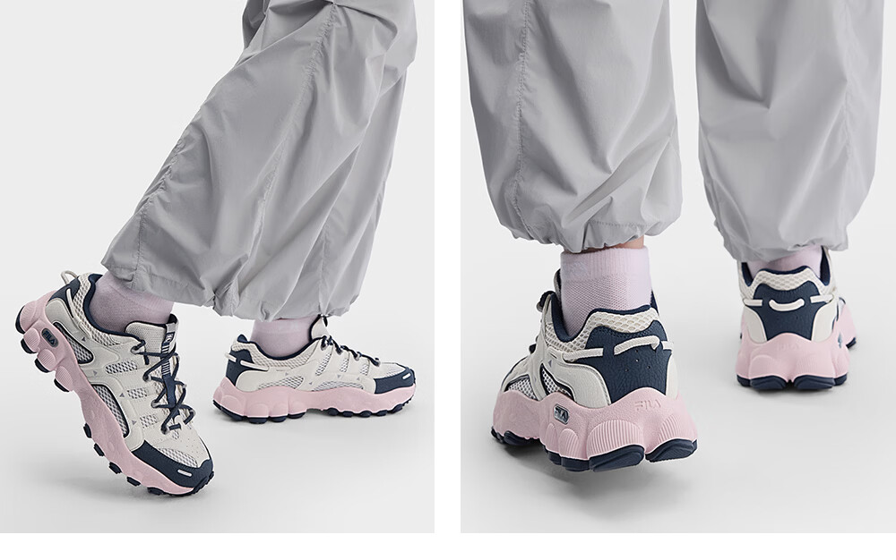 FILA Official Women's PILA Dad Sneakers 2026 Summer New Retro Casual Sports Shoes 24