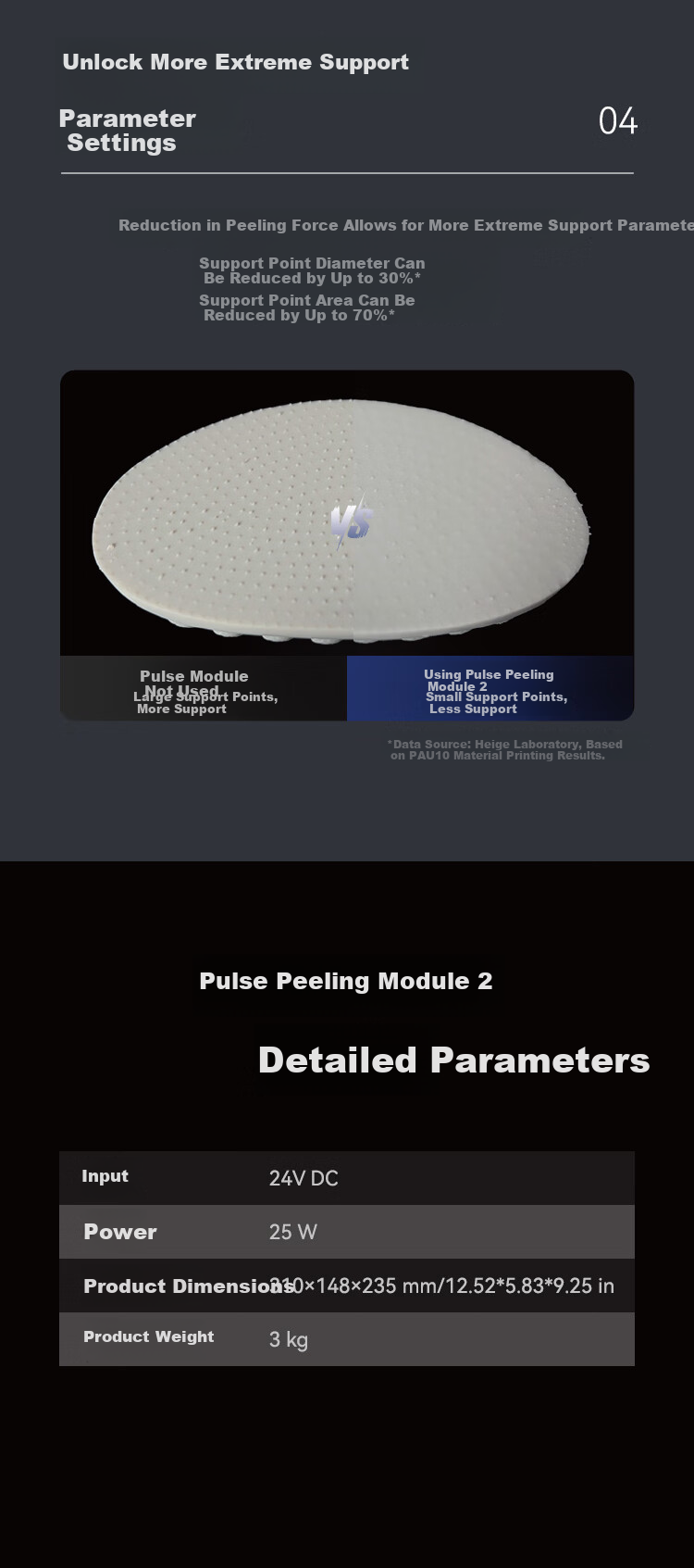 HEYGEARS Pulse Peeling Module 2 3D Printer Accelerator - Main Unit Only (Excludes Pulse Material Tray) 7