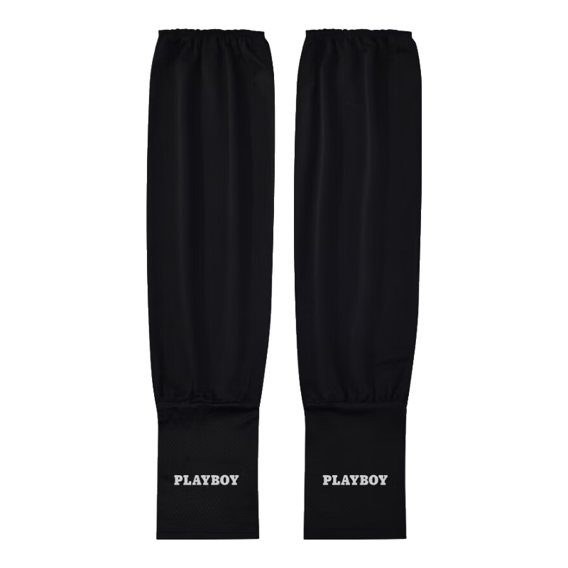 Playboy Loose Fit Cooling Sun Protection Sleeves Unisex UV Arm Sleeves Ice Silk Summer Driving Cycling Arm Covers