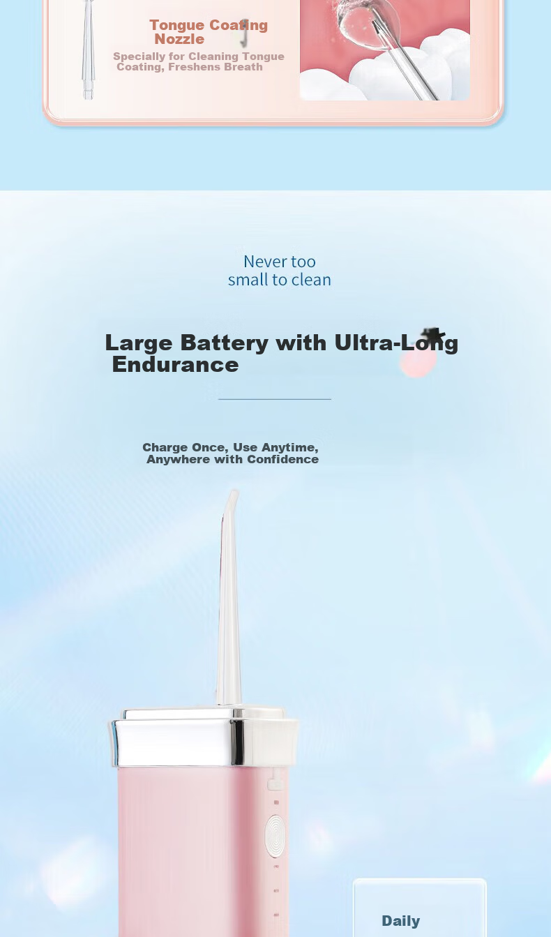 Gecano Large Capacity Household Water Tank Electric Oral Irrigator GKN-CYQ-2 Color Block 14