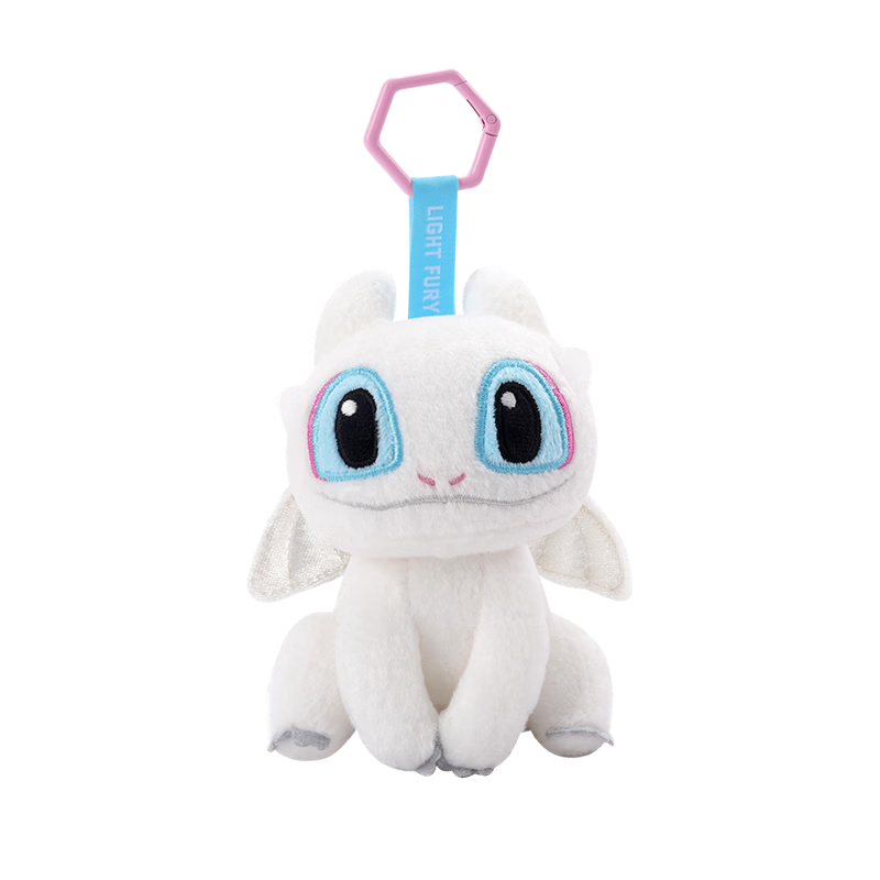 POTDEMIEL How to Train Your Dragon Toothless Official Plush Keychain Doll Light Fury Backpack Charm Birthday Gift for Boys