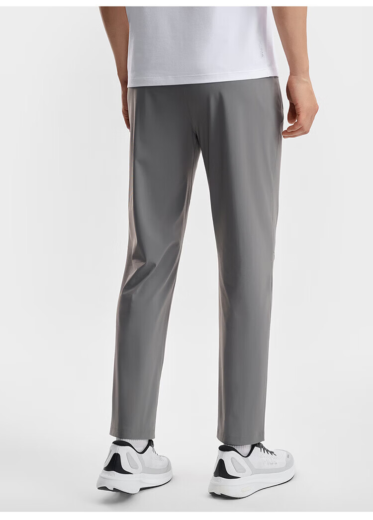 FILA Official Men's Knitted Long Pants 2026 Summer Cooling Sun Protection Fitness Straight-Leg Sports Pants 25