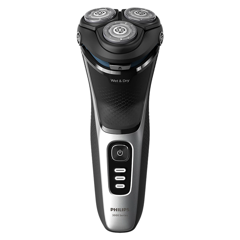 PHILIPS Electric Shaver Fully Imported Waterproof 1-Hour Fast Charge Built-in Sideburn Trimmer Gift for Boyfriend Husband Father S3216/12