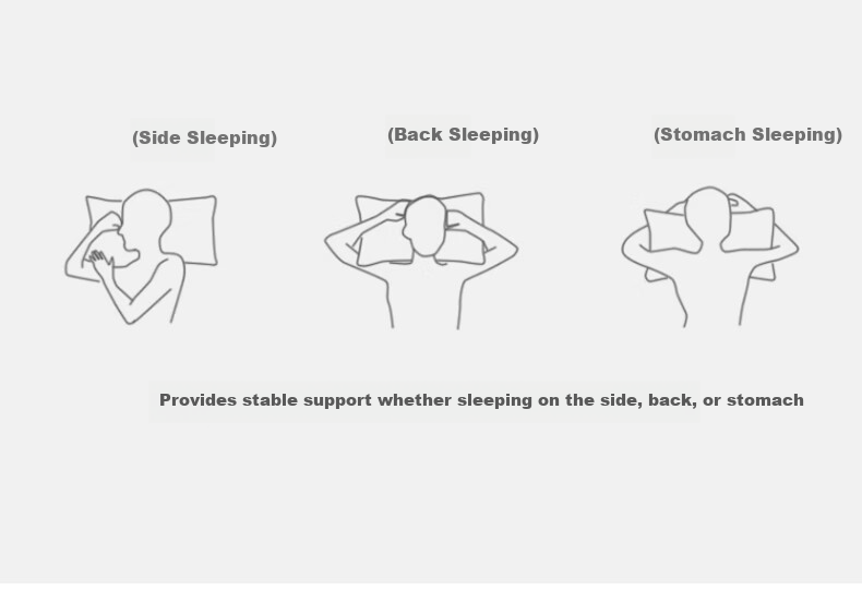 Yalu Pure Buckwheat Pillow Neck Support Sleep Aid Cotton Pillow Core Single Summer Student Sea Salt Blue Pack of One 15