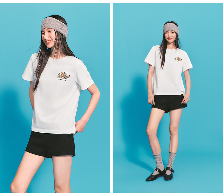 Semir Mall Edition | Illustrator Collaboration Women's Summer Loose Embroidered Short Sleeve T-Shirt 2026 Top 101326100021 4