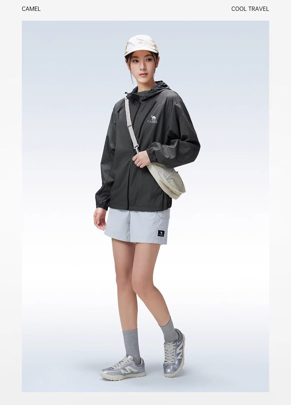 CAMEL Outdoor Sun Protection Jacket 2026 Spring Summer New Unisex Ice Cooling Breathable Durable Sunproof Sports Coat 5134 18