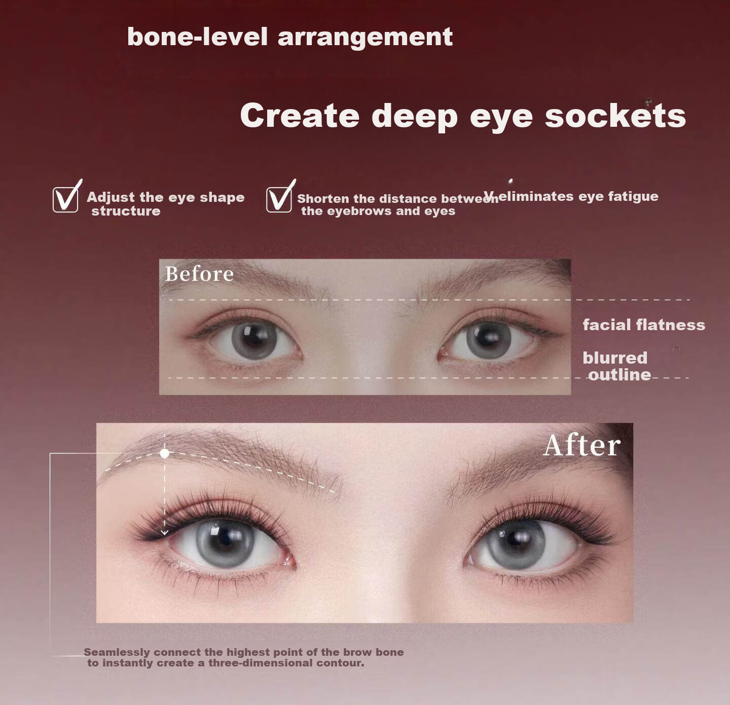 UIMO Rose Knight No-Glue False Eyelashes Korean Asian Airy Fox Style Eyelashes Thorn 5