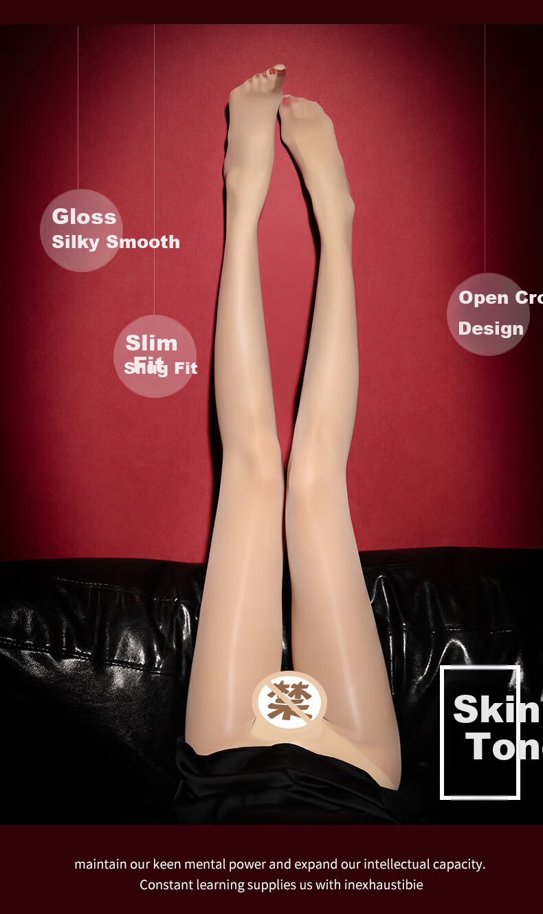 Zhenmei Women's Sheer Shiny 1D Black Silk Smooth Horse Oil Base Tights 3-Pack Black 3 Pieces 7145 15