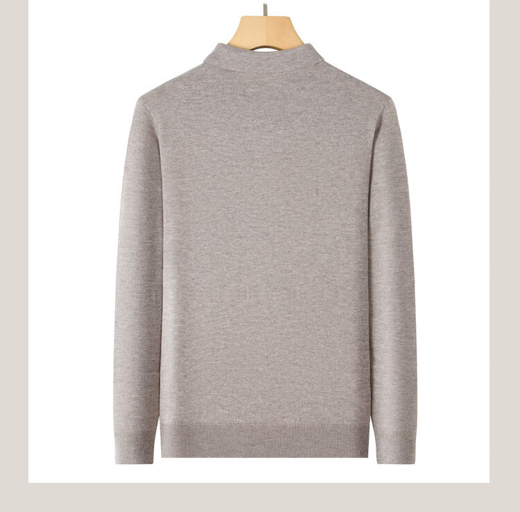 Antonio 600g Heavyweight Thickened 100% Wool Sweater Business Casual Men's Polo Shirt Autumn Winter Thick Knitwear 1