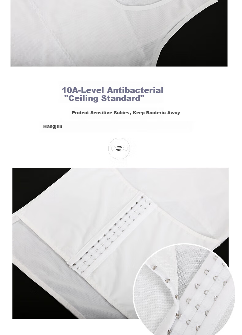 Langsha Men's Slimming Vest Ultra-Thin Abdomen Control Strong Chest Binder Invisible Body Shaper Tight Fit Slimming Top 32