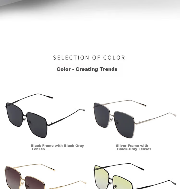 TOS Sunglasses Unisex Polarized UV Protection Large Frame 2024 Summer Driving Eyewear 5