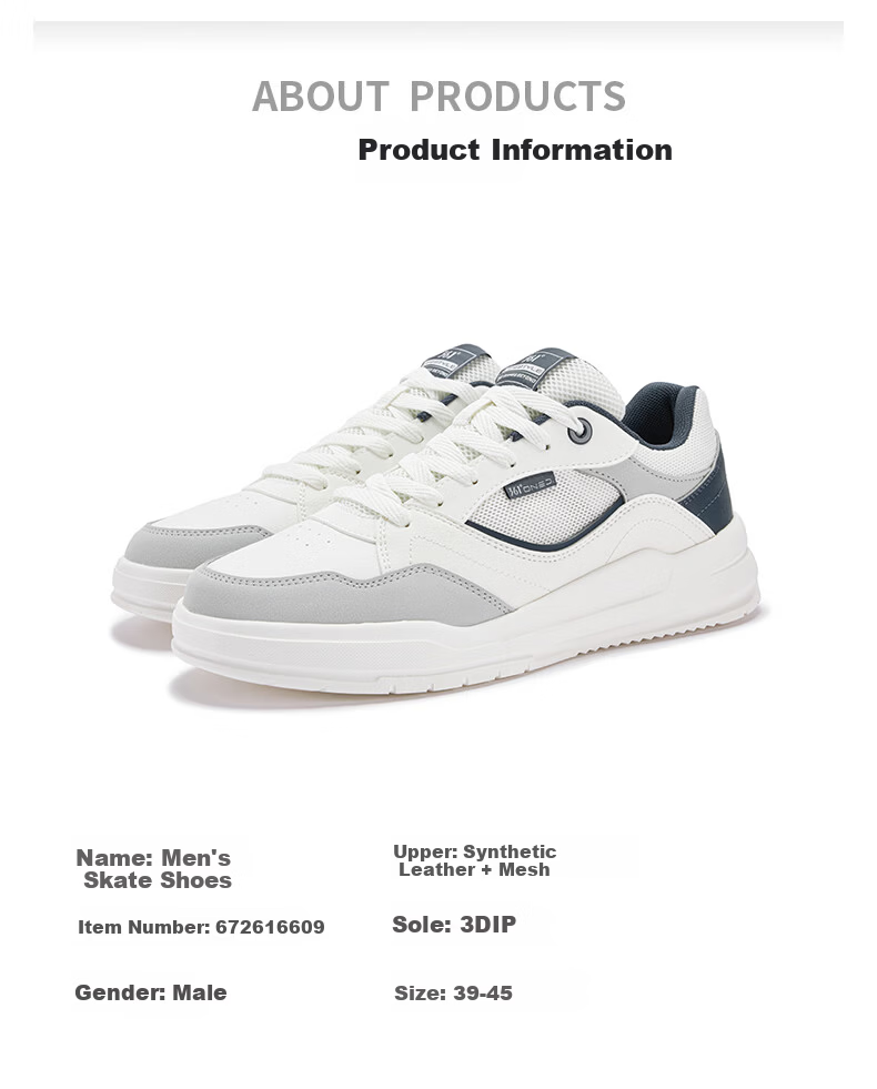 361° Men's Sports Shoes Breathable Thick Sole Casual Sneakers Spring Summer New Model 672616609-2 1