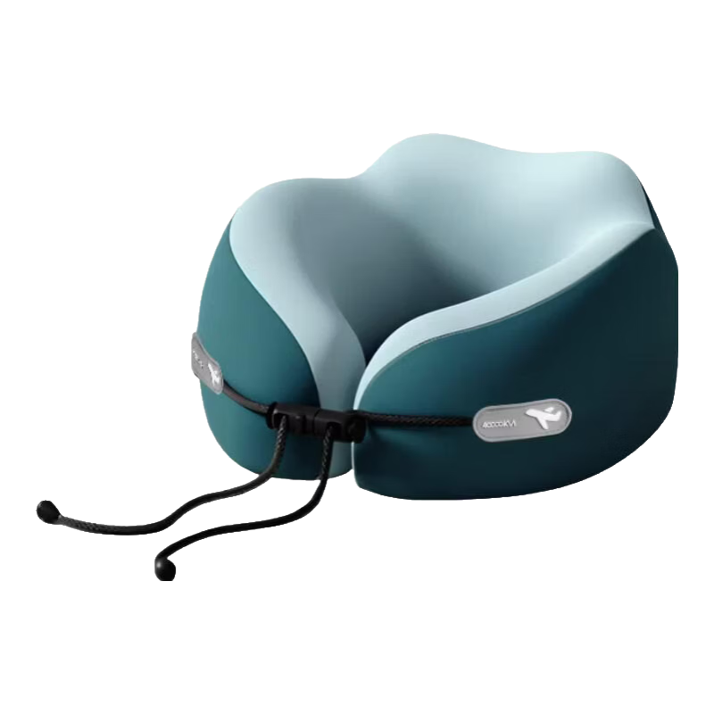 40,000 KM Memory Foam U-Shaped Neck Pillow Portable Foldable Travel Neck Pillow for High-Speed Rail, Airplane, Office, and Nap