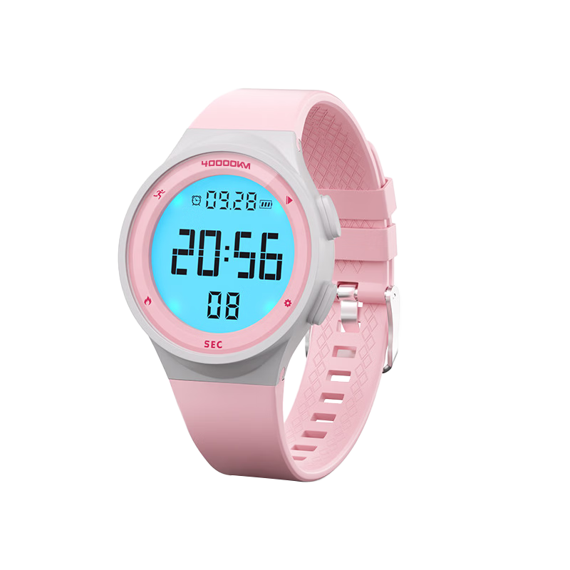 40,000 Kilometers Middle School Student Smart Lightweight Girls Sports Waterproof Vibration Alarm Clock Step Counter Wristband Children's Day Gift for Girls