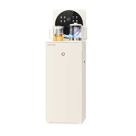 Meiling Tea Bar Machine with High Metasilicic Acid, Home High-End Large Capacity, Voice Control, Multifunctional Tea Bar Cabinet Water Dispenser, Fully Automatic Electric Kettle MY-N35 White Mother's