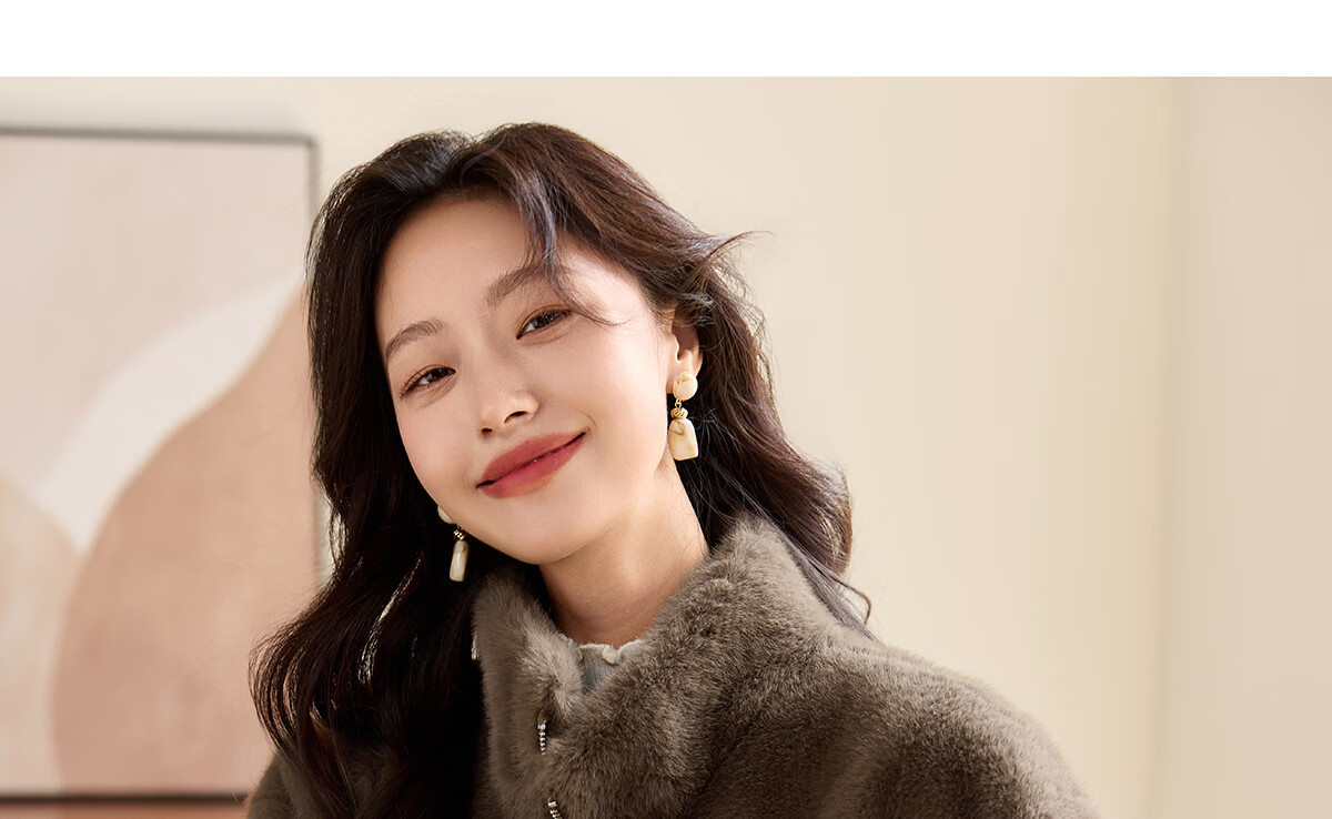 PinCai Women's Vintage Solid Color Short Fleece Jacket with Stand Collar P144U4008 19