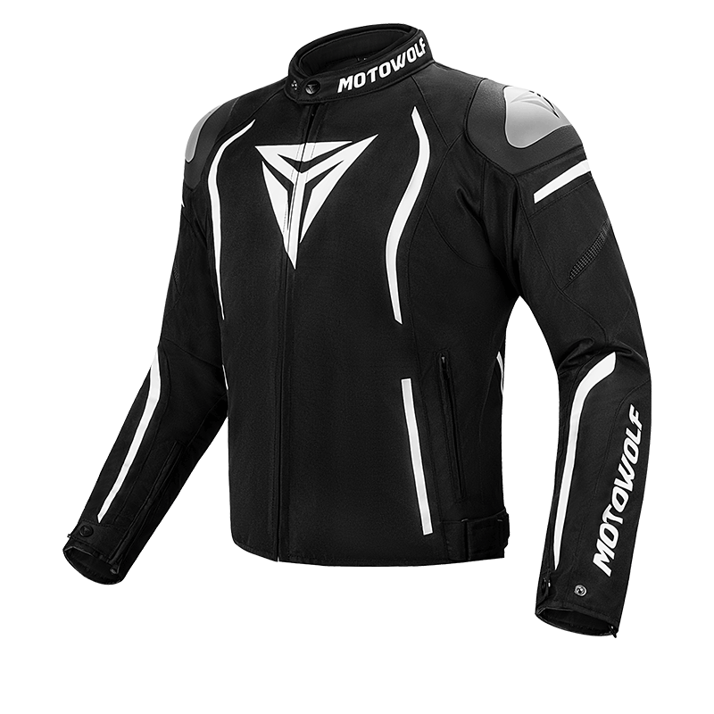 MOTOWOLF Motorcycle Riding Suit Set for Men, All-Season Universal, Anti-Fall, Windproof, Autumn And Winter Warm Motorcycle Rider Equipment