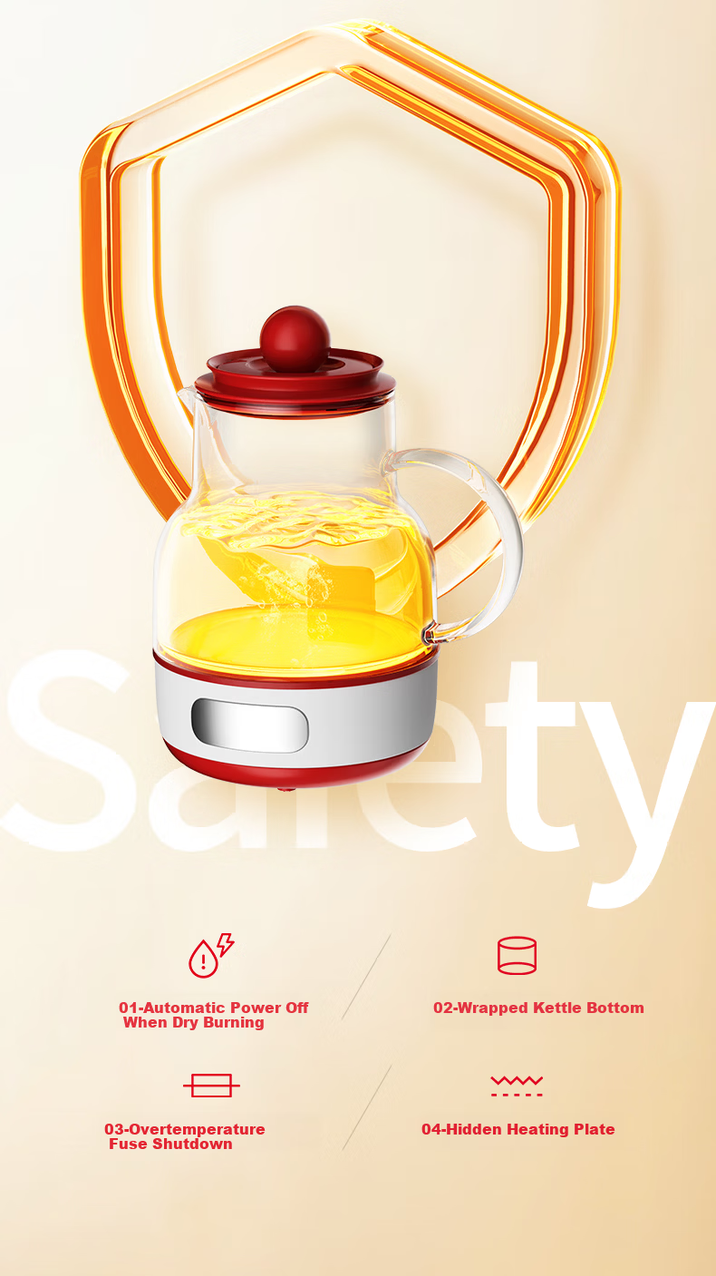 Coca-Cola 1.2L Automatic Health Pot Electric Kettle Tea Maker 24-Hour Constant Temperature Flower Tea Kettle A-YS02GW 9