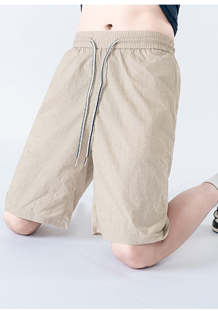 GLM Men's Summer Loose Comfortable Shorts, Wearable Outside, Five-Point Chinese Style Basketball Running Pants 15