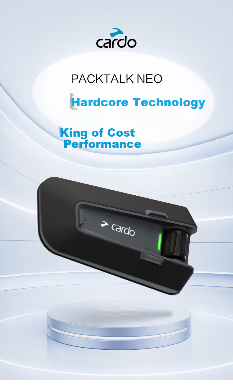 CARDO Motorcycle Helmet Bluetooth Headset DMC Connectivity Noise Cancelling JBL Sound Full and Half Helmet PACKTALK NEO 1