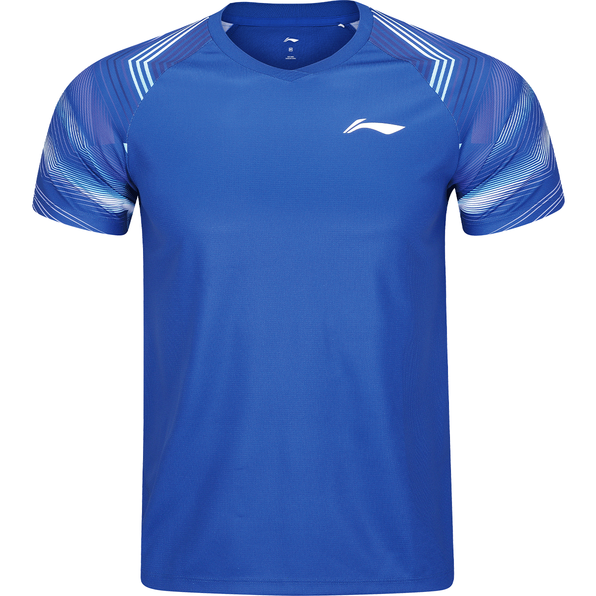LI-NING Badminton Shirt Unisex Competition Short Sleeve T-Shirt Training Sportswear Black XL
